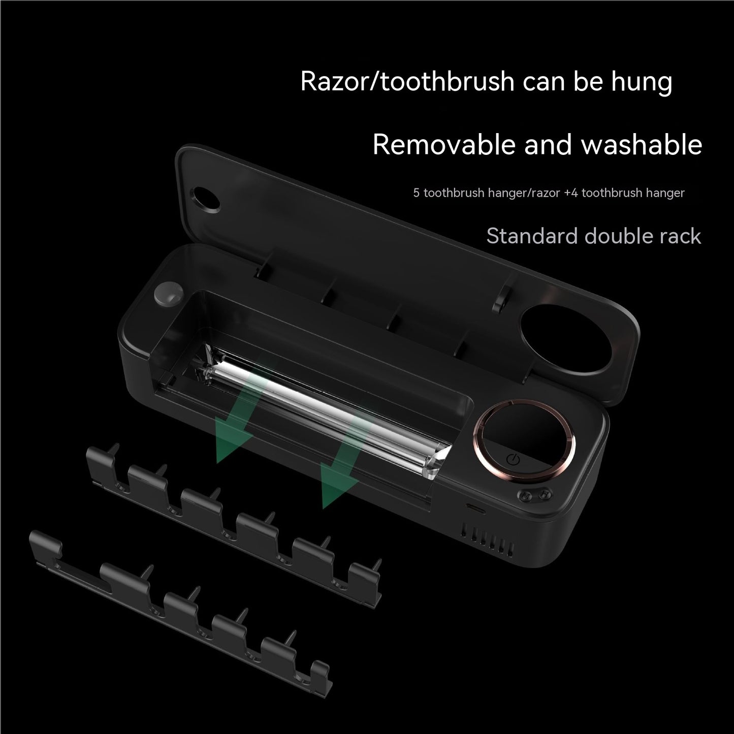 Smart Toothbrush Sterilizer 2-in-1 UV Disinfection