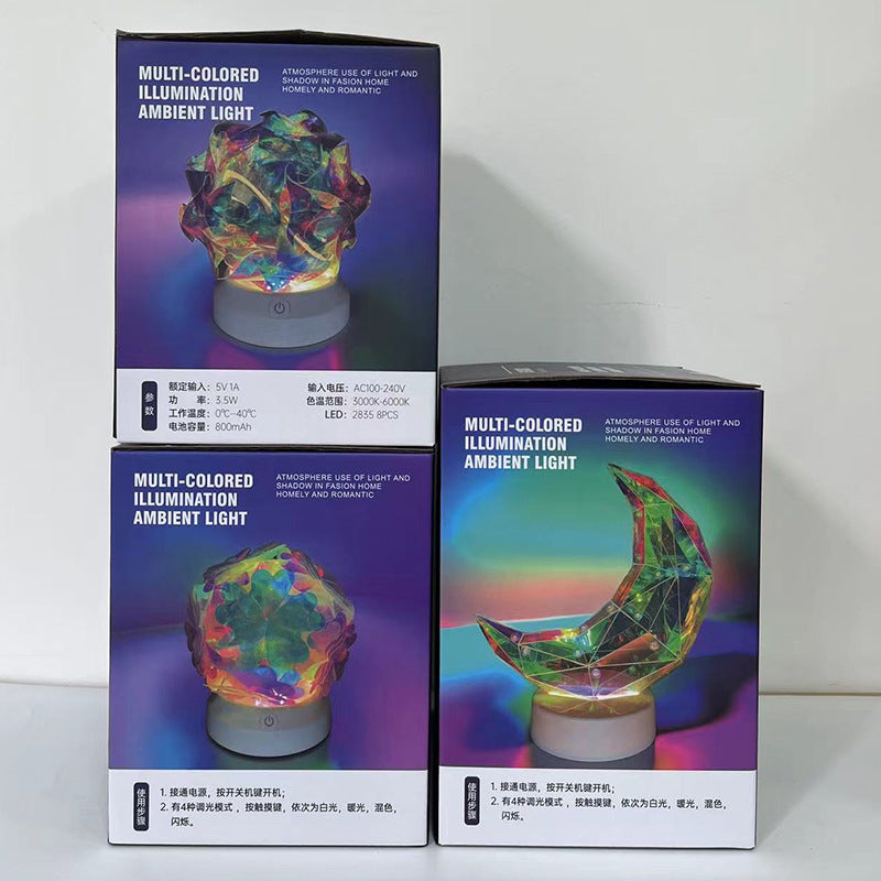 Bedroom Bedside Lamp Colorful Color Changing Lights Night Lamp