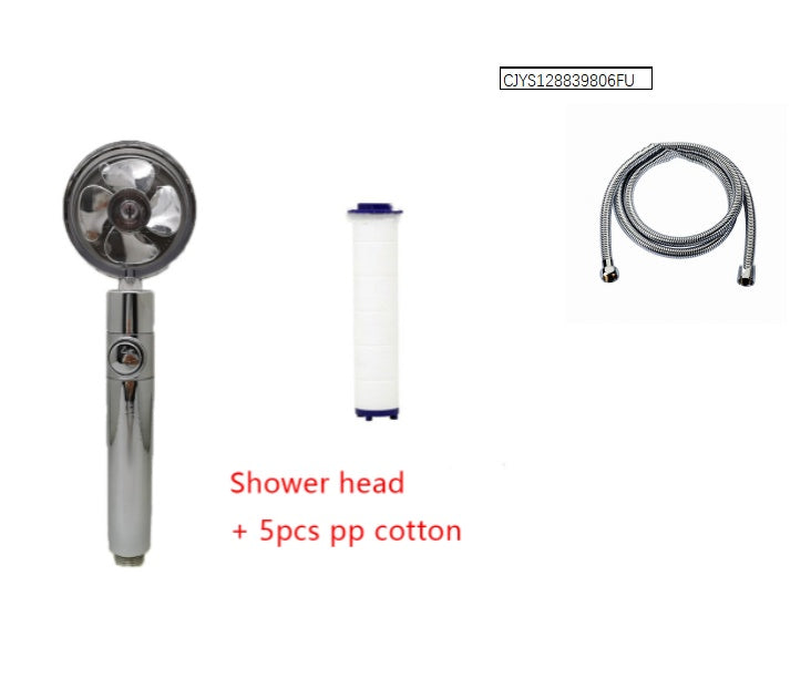 Shower Head Water Saving Flow 360 Degrees Rotating