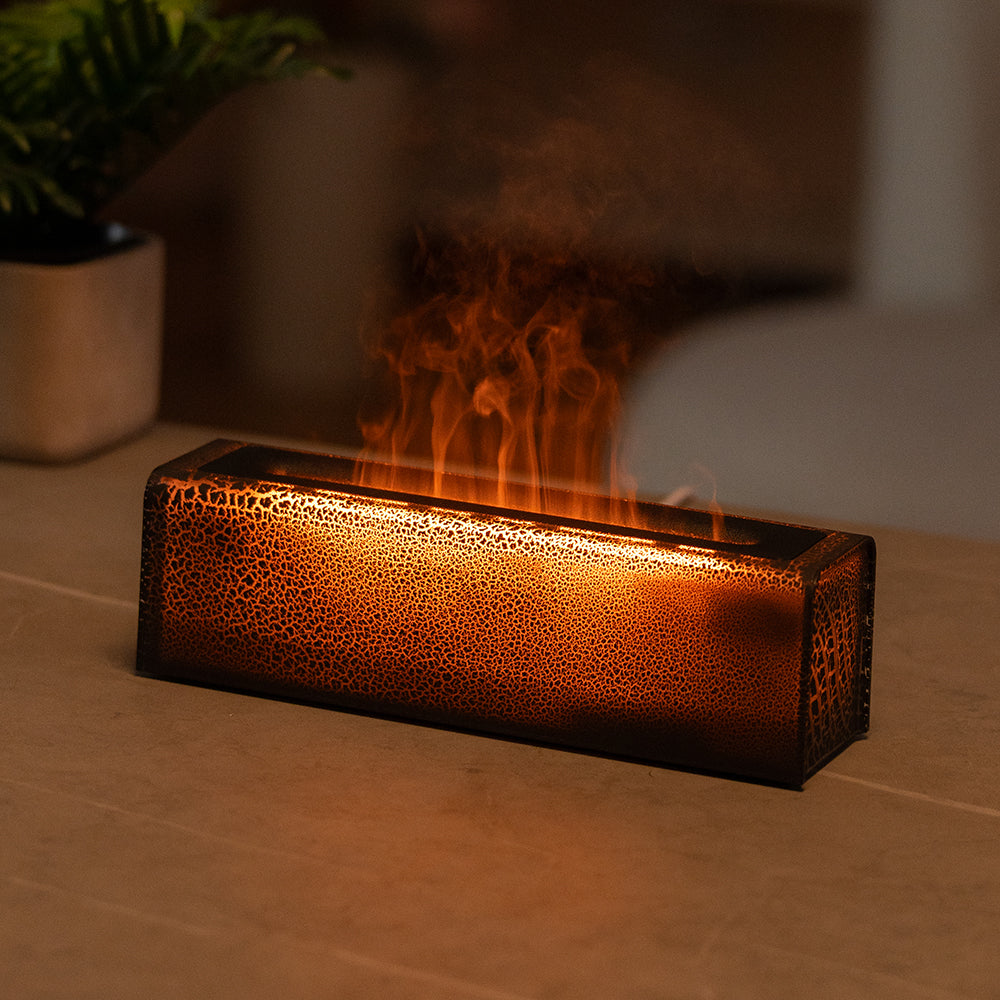 Creative New Lava Humidifier Colorful Flame Aromatherapy