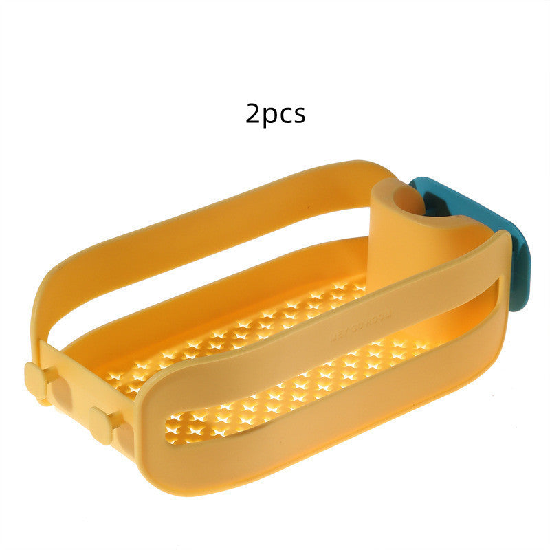 Installation-free Faucet Snap-on Sink Rack Bathroom