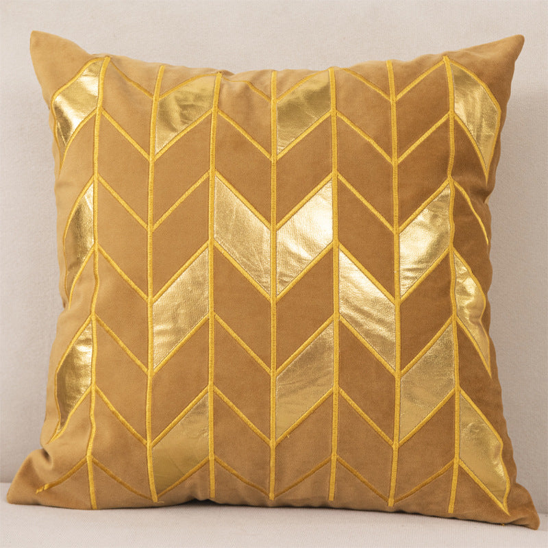 Dutch velvet gilded pillow case