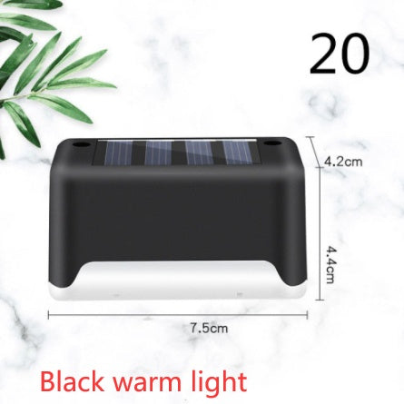 New Upgrade Waterproof LED Solar Fence Lamp Solar