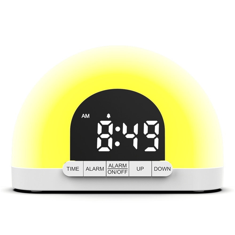 Wake-Up Light Simulated Sunrise Electronic Alarm Clock lamp