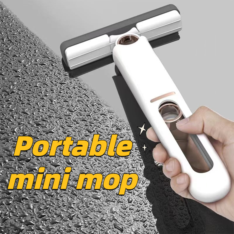 New Portable Self-NSqueeze Mini Mop, Lazy Hand Absorbent Mop