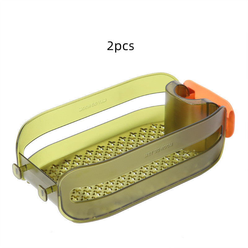 Installation-free Faucet Snap-on Sink Rack Bathroom