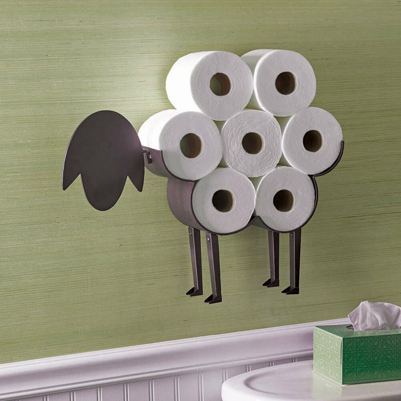 Sheep Decorative Toilet Paper Holder - Free-Standing Bathroom