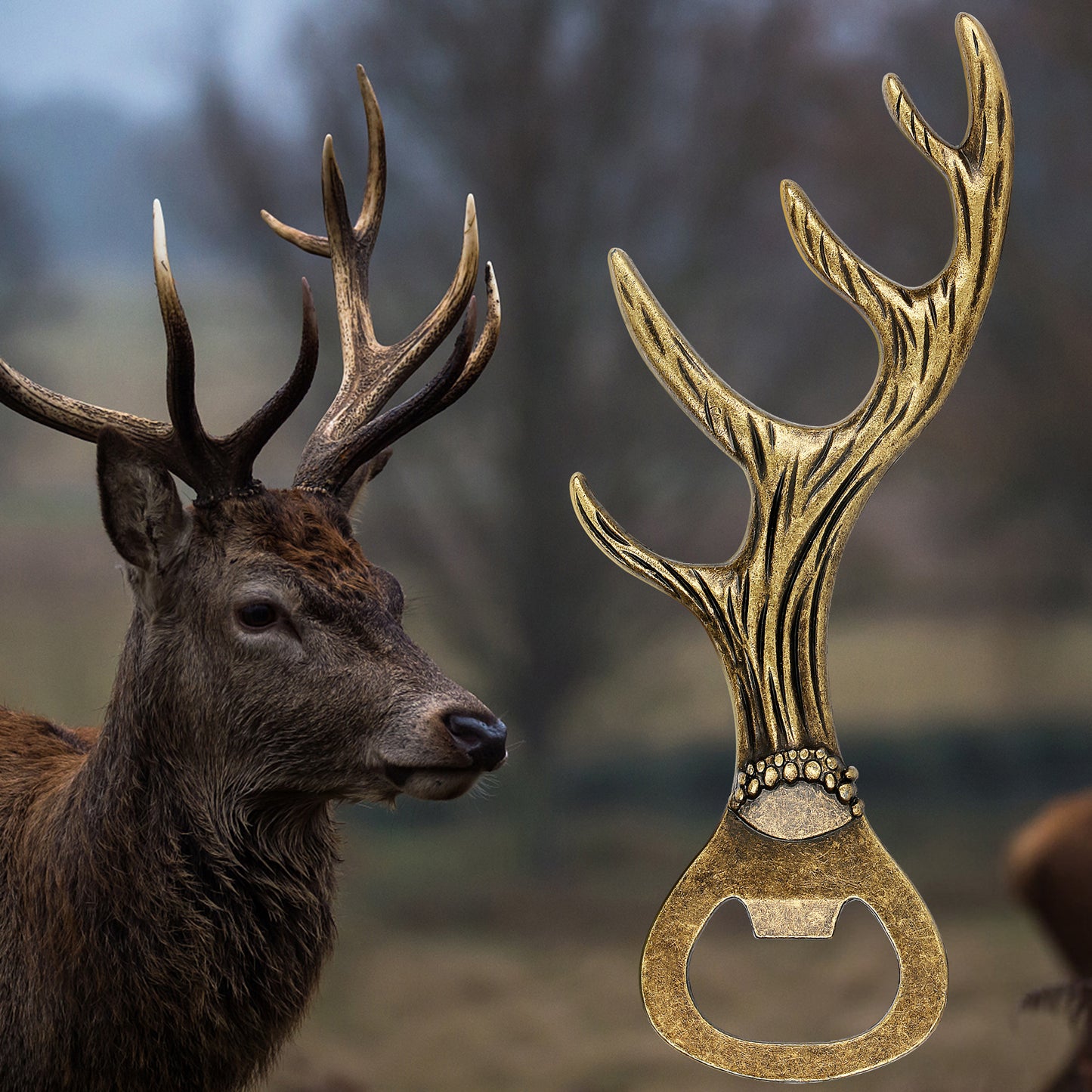 Deer Antler Bottle Opener Is A Small Tool Suitable For Various Parties And Gatherings