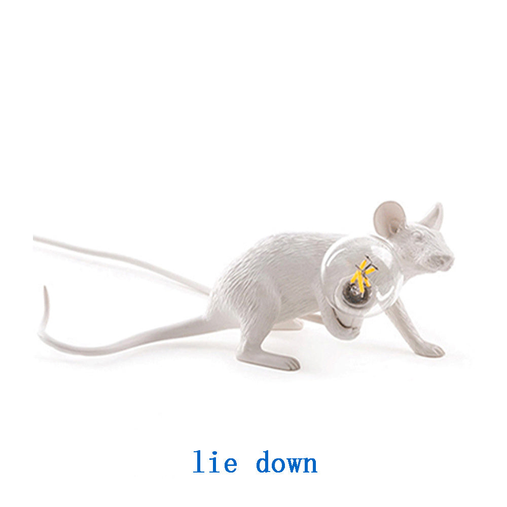 Creative Nordic Resin Mouse Table Lamp