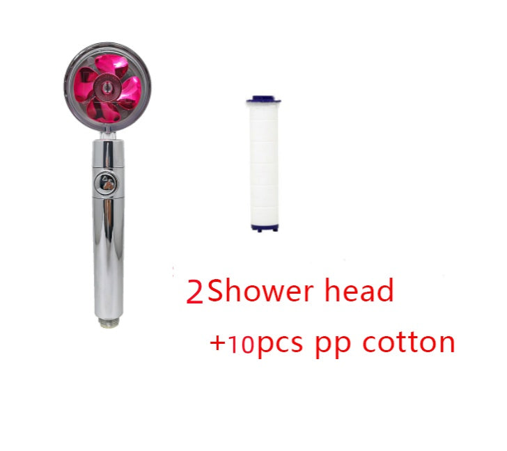 Shower Head Water Saving Flow 360 Degrees Rotating