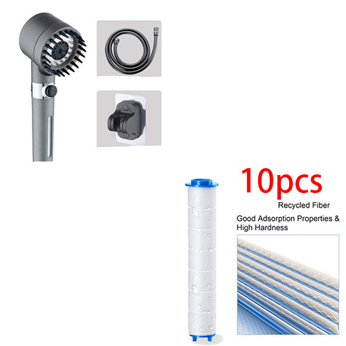 3 Modes Shower Head High Pressure Showerhead Portable Filter