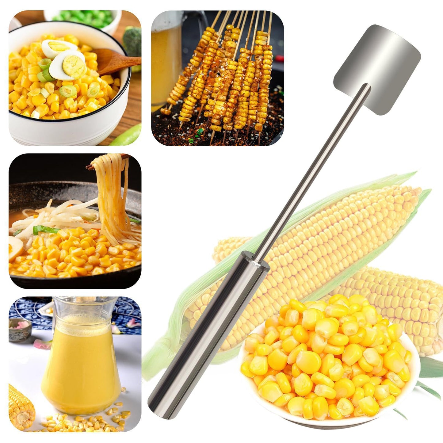 Kitchen Gadget Corn On The Cob Remover Stainless Steel Planer