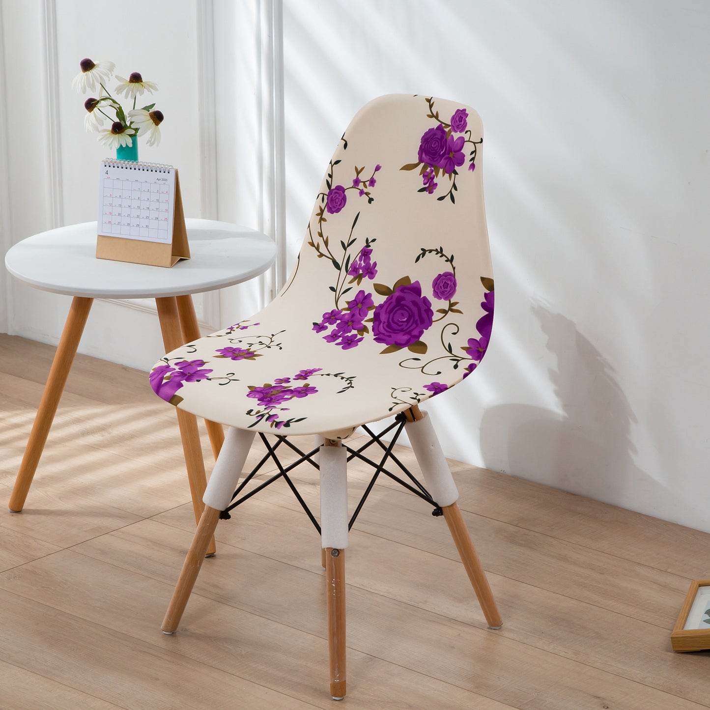 Minimalist Modern Printed Dining Chair Covers