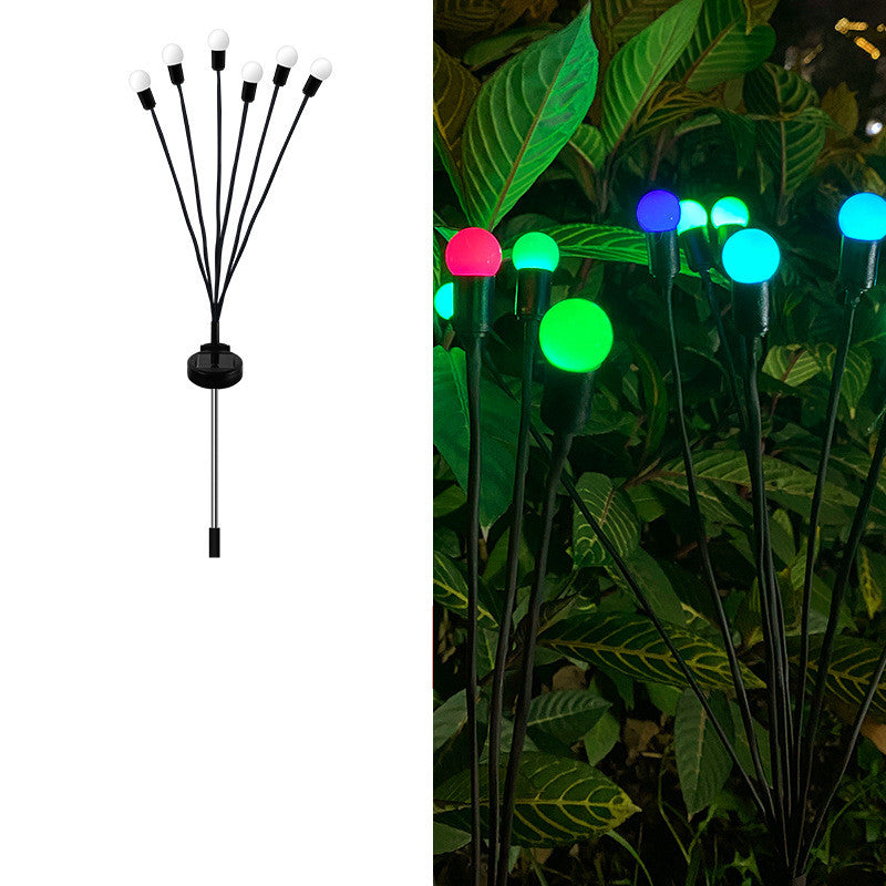 Simulation Firefly Solar Light Outdoor Garden Decoration Lawn Landscape Lamp