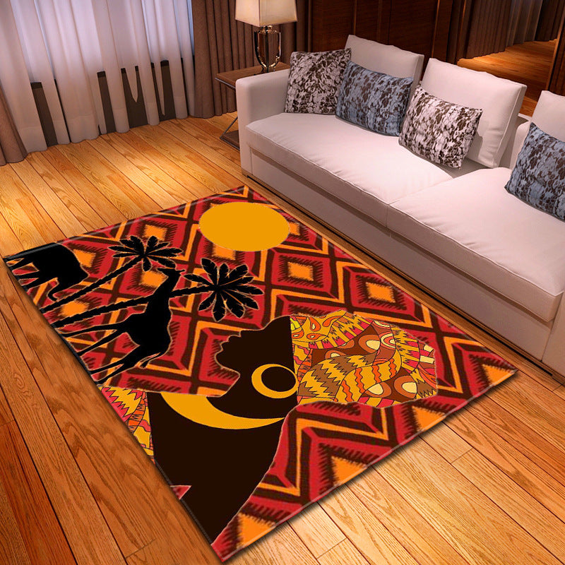 Printed Beauty Bedroom Dining Floor Mat