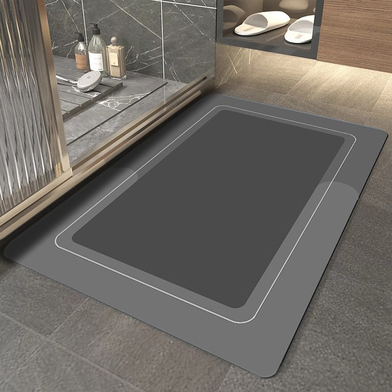 Modern Simple Soft Diatom Ooze Floor Mat Bathroom Absorbent