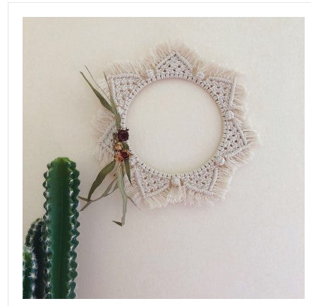 Sunflower. INS Scandinavian Girl Heart Mirror Handmade