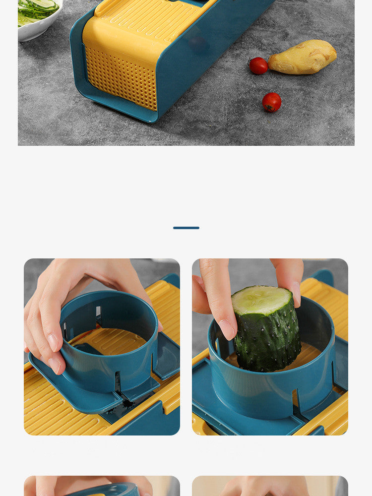 Kitchen hand push vegetable cutter