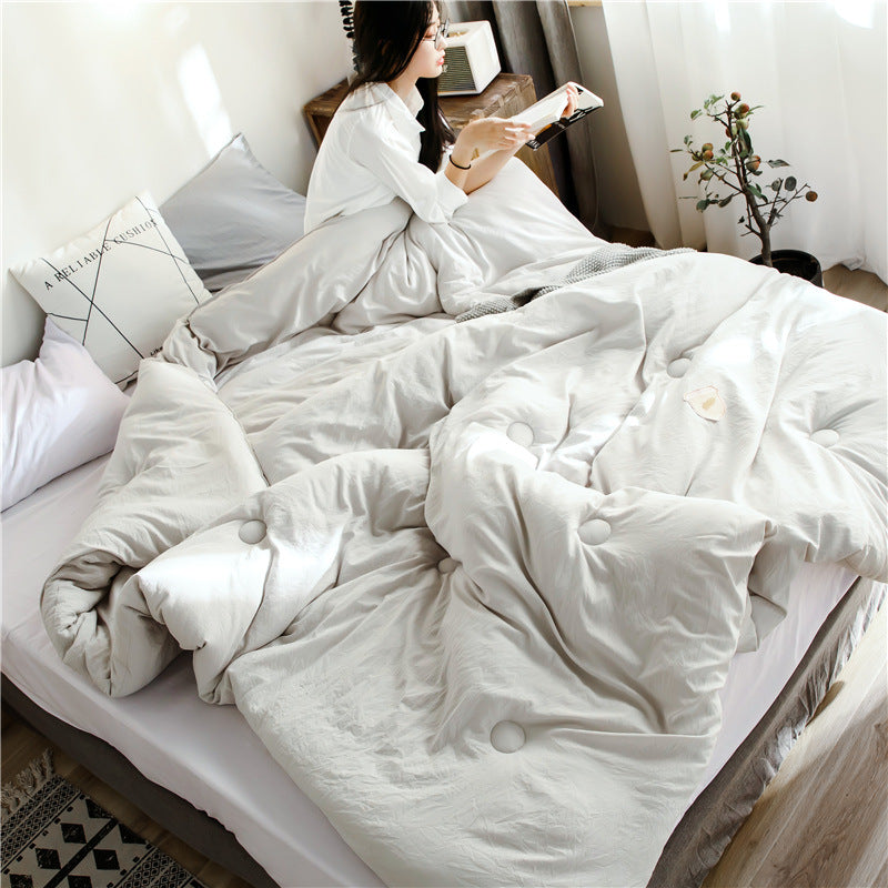 Quilt Thick Single Double Bed Quilt Spring And Autumn Bedding