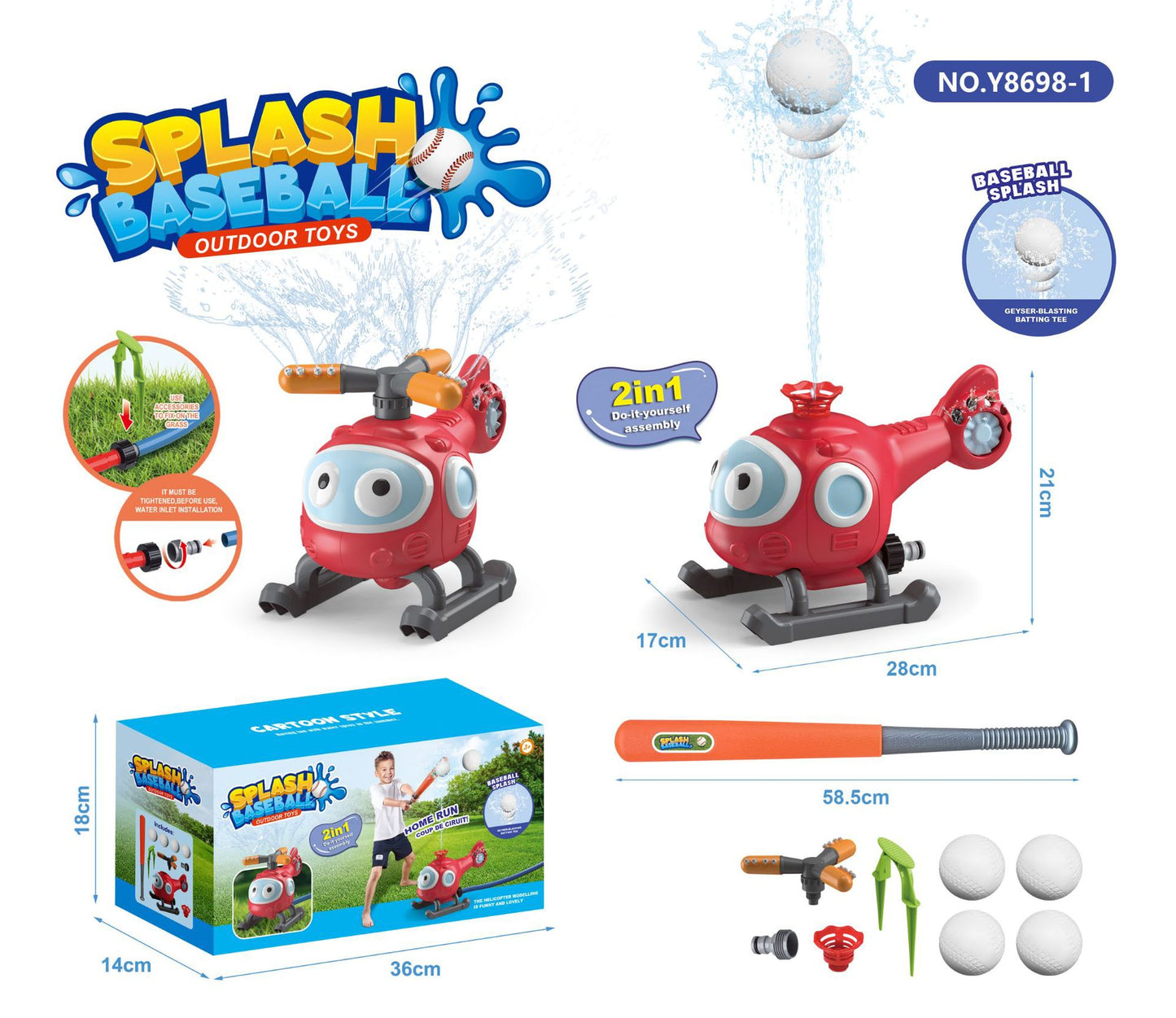 Sprinkler Outdoor Water Spray Toy Garden Water Yard