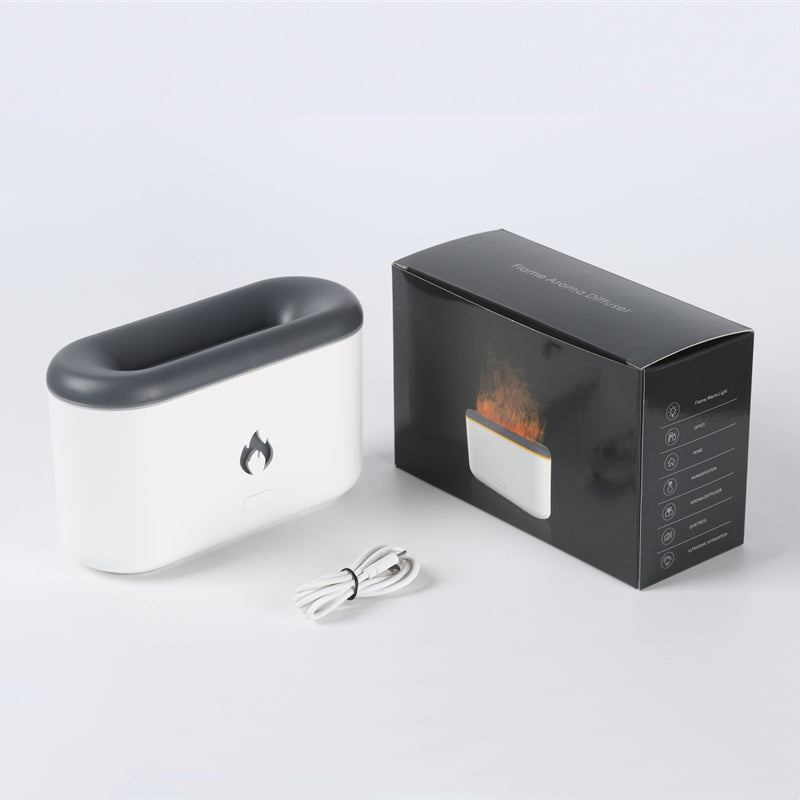 3D Flame Humidifier 300ML Ultrasonic Flame Aroma Diffuser