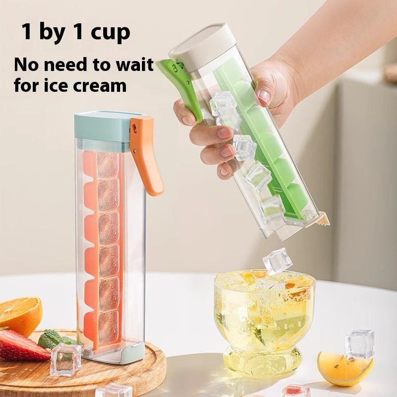 Ice Cube Mold Household Ice Maker Food Grade Press Ice Tray