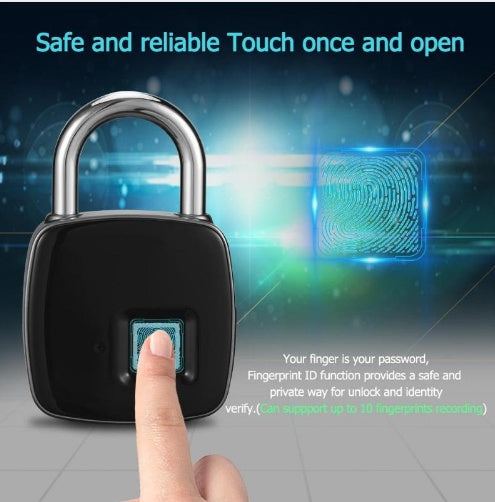 Fingerprint padlock smart lock anti-theft door lock outdoor door