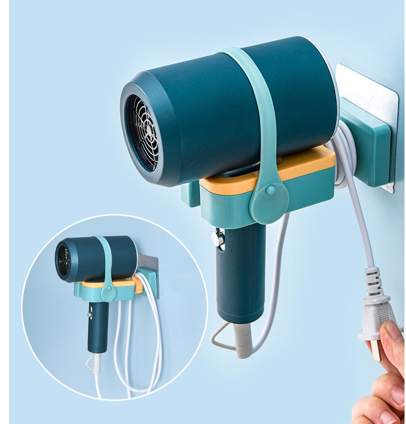 Hair Dryer Rack Toilet Wall-mounted Punch-free Woundable