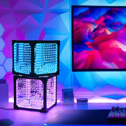Thousand Mirrors 3D Lamp Magic Cube Ambient LED Lights