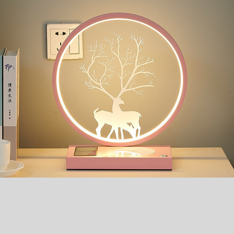 Mobile Wireless Charging Desk Lamp