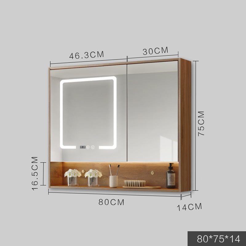 Smart Cabinet With Led Lights Anti-fog Hanging Wall Type