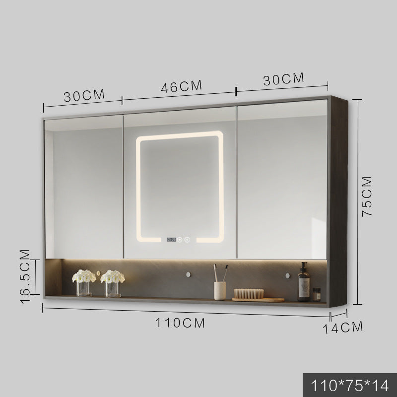 Smart Cabinet With Led Lights Anti-fog Hanging Wall Type