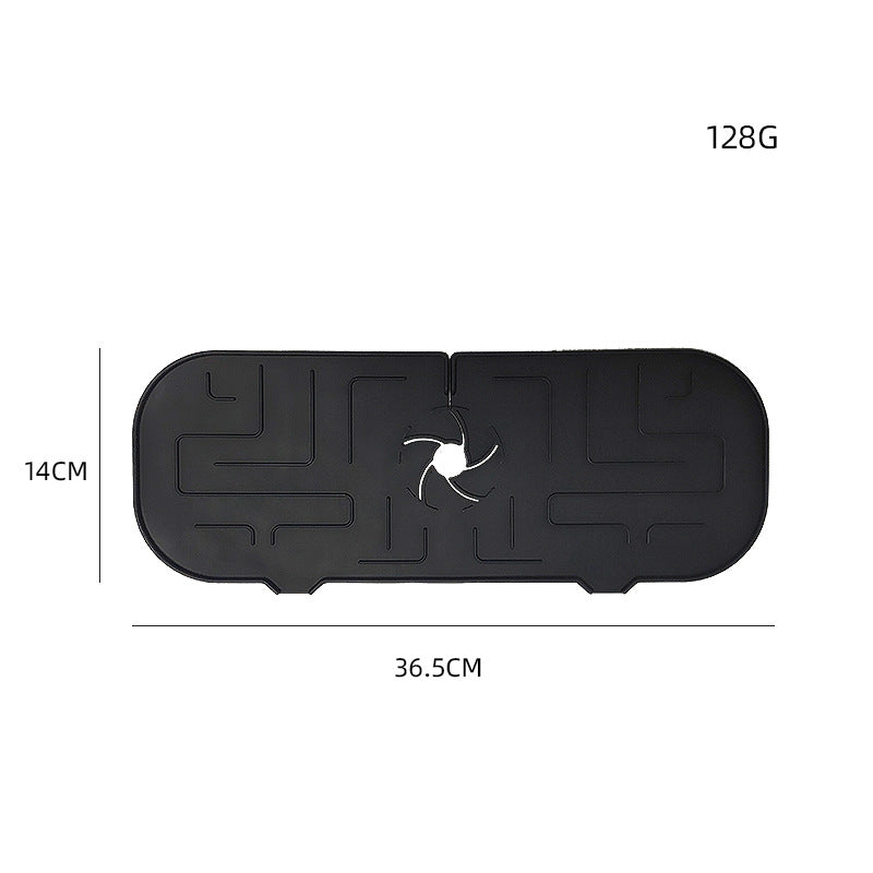 Silicone Faucet Mat Absorbent Mat Sink Splash Guard Washable