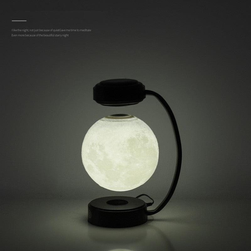 3D LED Moon Night Light Wireless Magnetic Levitating Ball Lamp