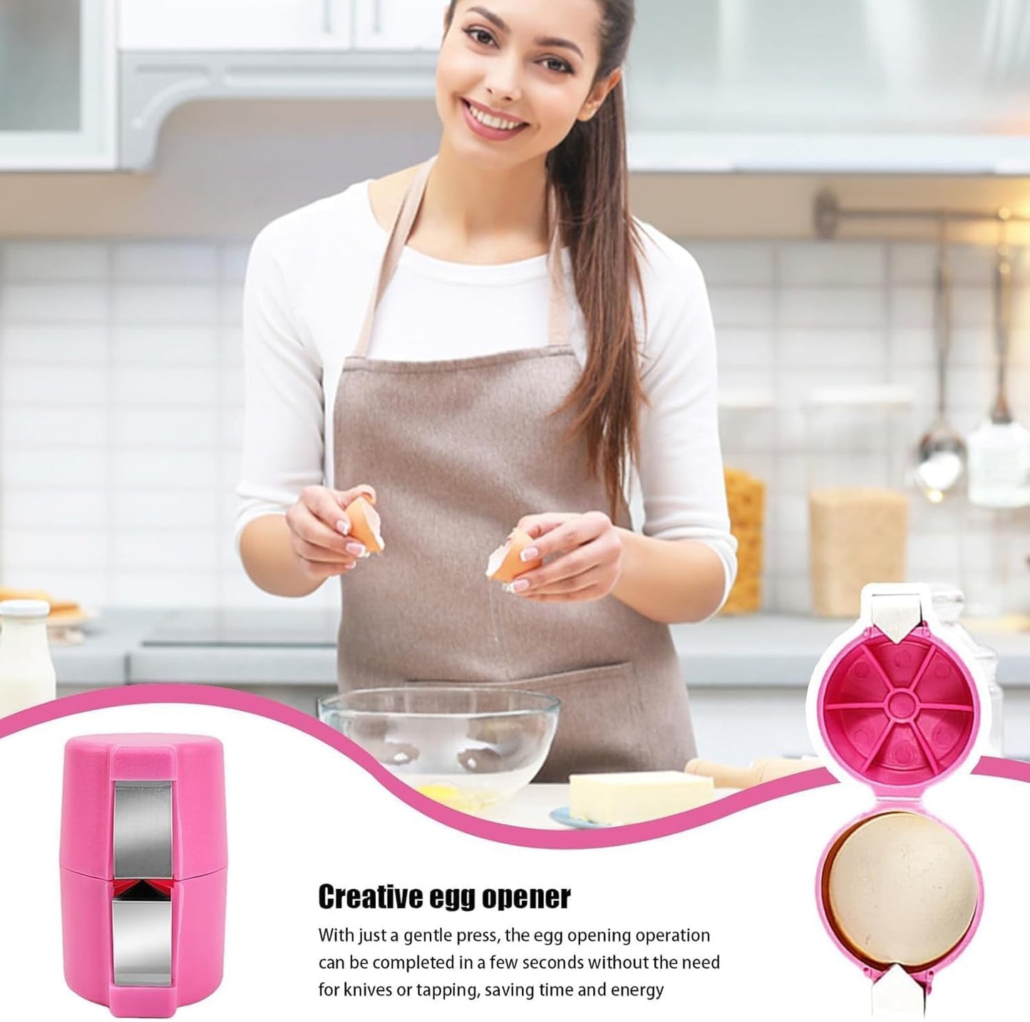Egg Shell Opener For Hard Boiled Eggs Egg Peeler Topper