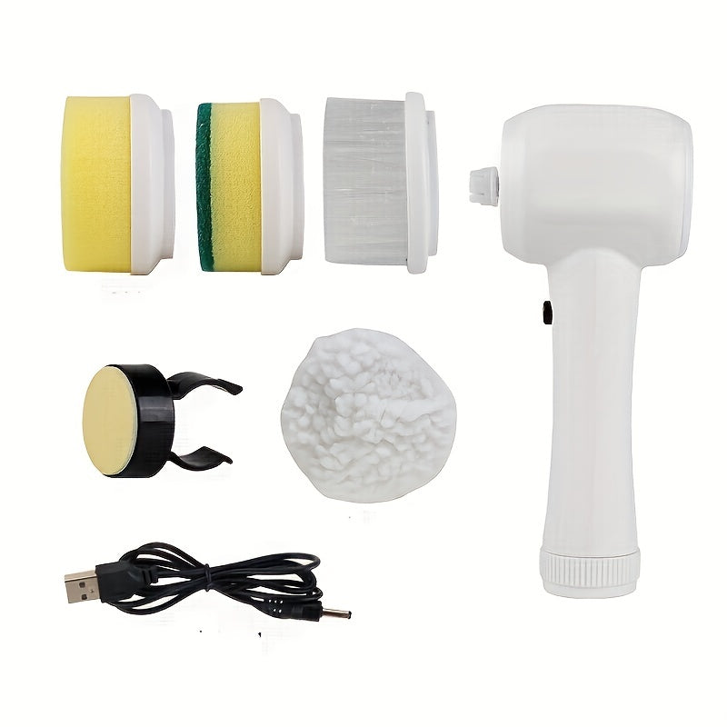 5 In 1 Multifunctional Electric Brush Cleaner Bathroom Sink Kitchen