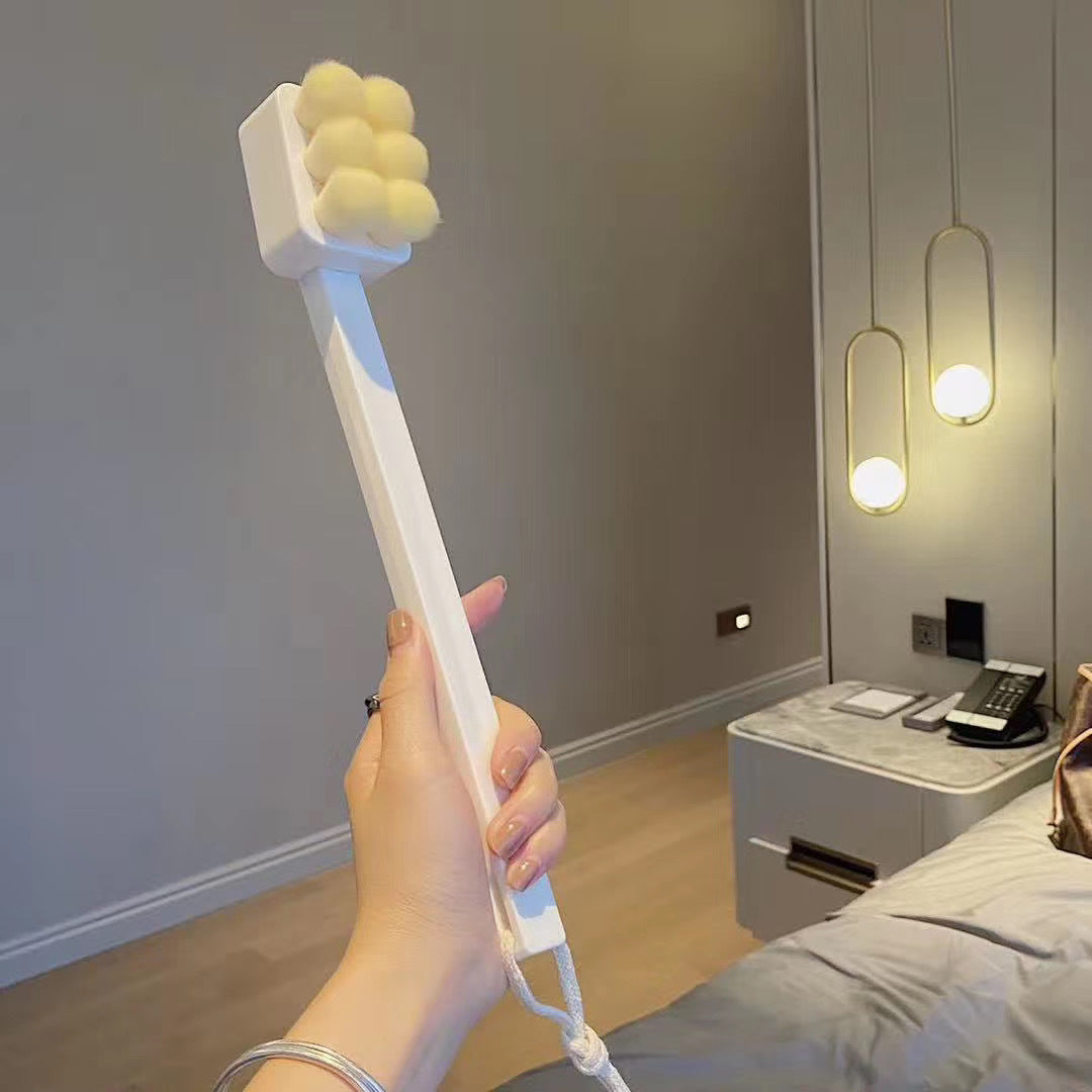 Long-handled Soft Hair Bath Brush And Face Brush Dual-purpose