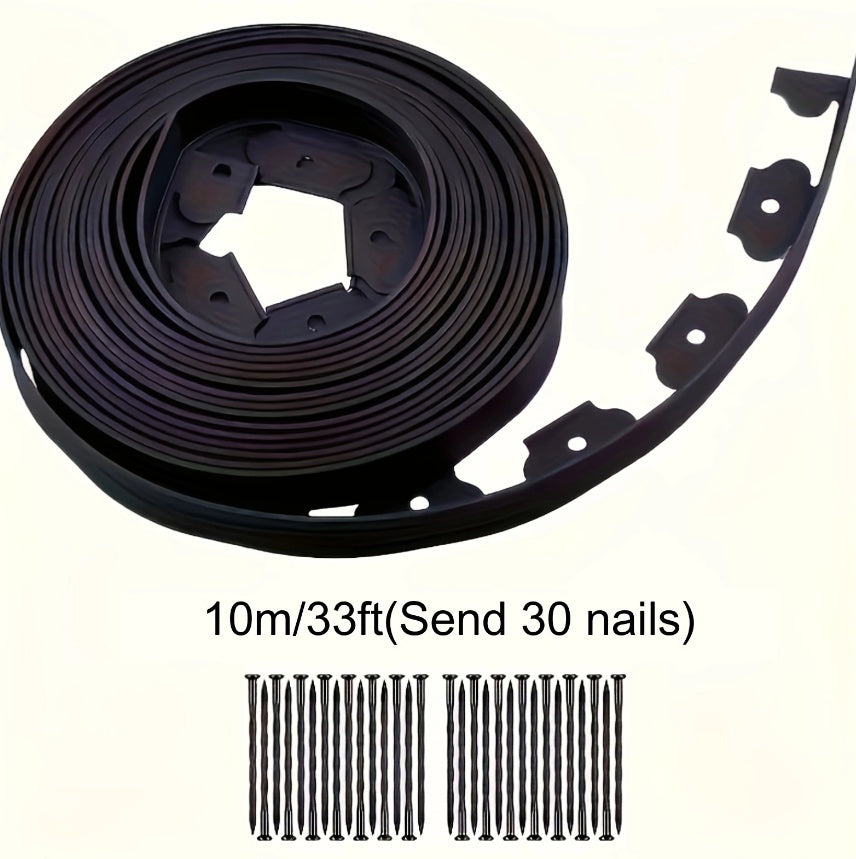 Landscape Edging Strips With Anchored Tips