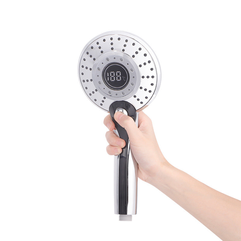 Three Gear Outlet Intelligent Temperature Display Shower