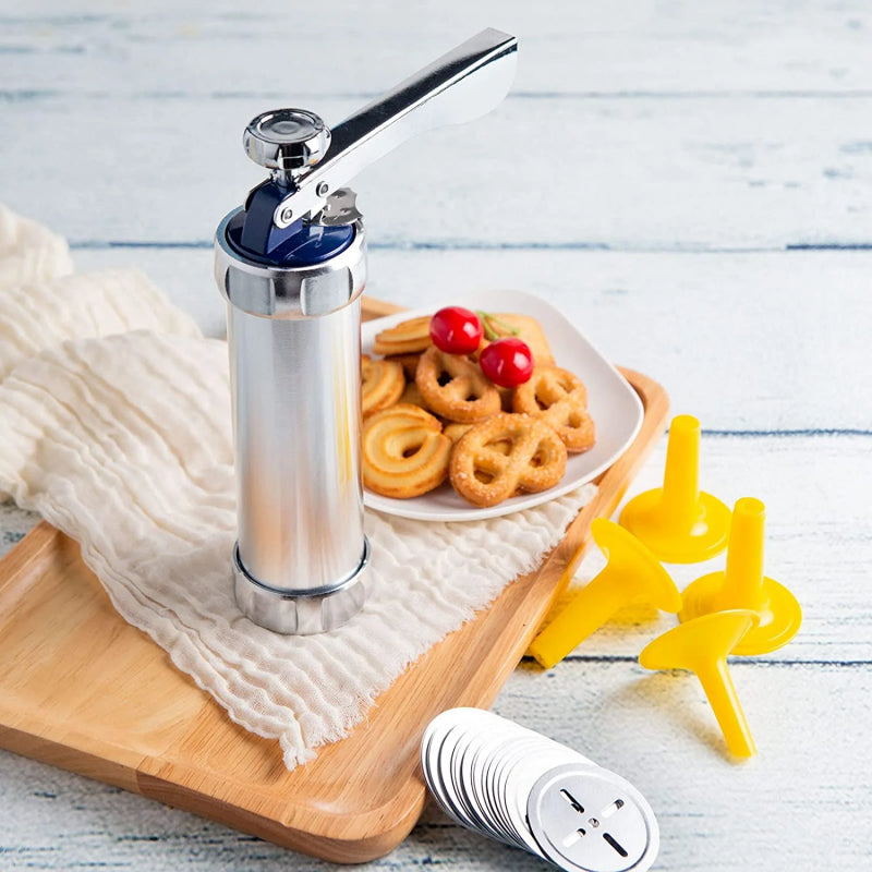Cookie Press Gun And Icing Set Alloy Churro Maker