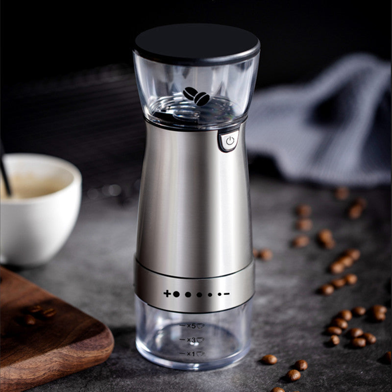 Electric Coffee Grinder Stainless Steel Adjustable Hand Grinder