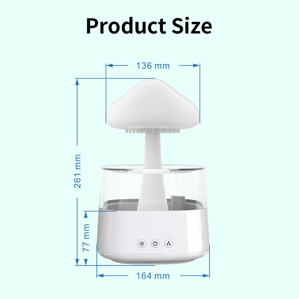 New Arrival Rain Cloud Humidifier Rain Drip Mushroom Humidifier