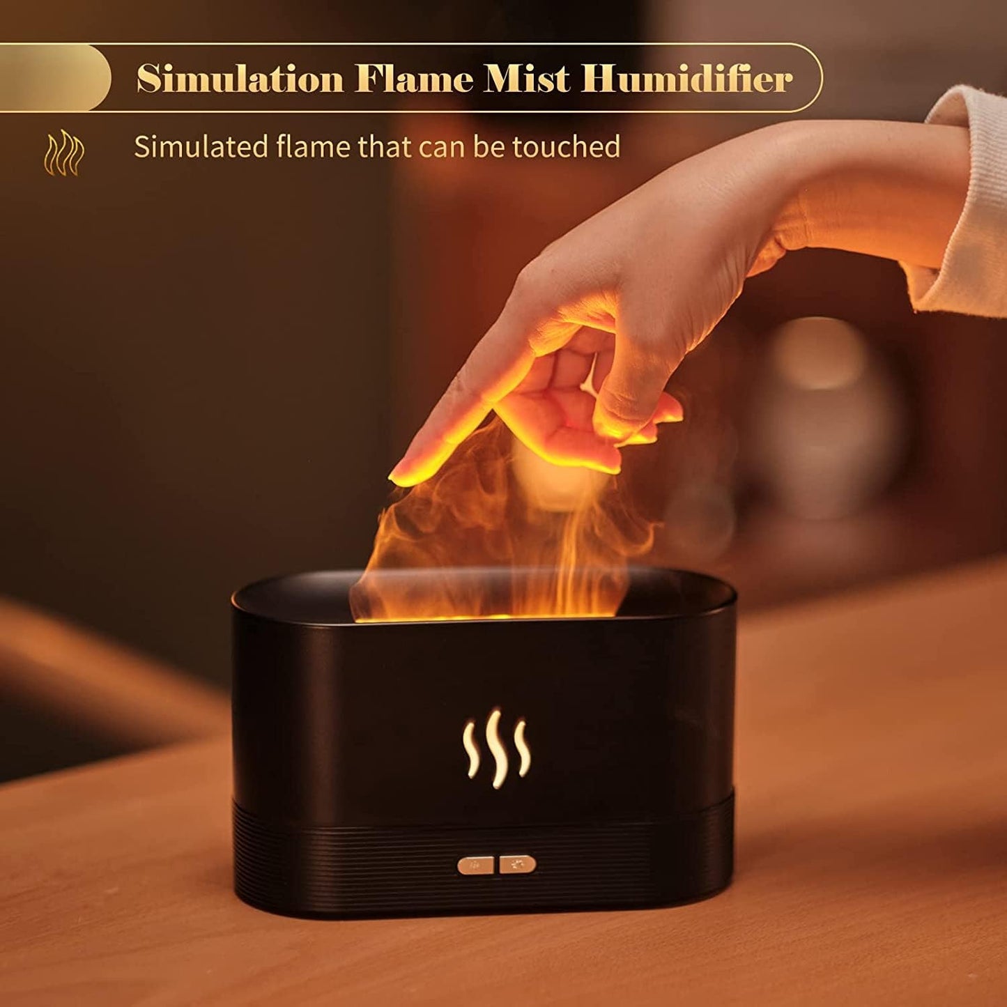 Flame Air Diffuser Humidifier Upgraded Scent Diffuser For Essential Oils