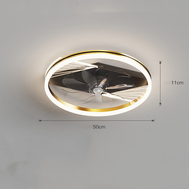 Simple Fan Lamp Suitable For Living Room