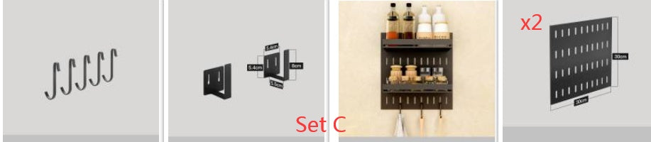 Stainless Steel Kitchen Wall Mounted Kitchen Storage