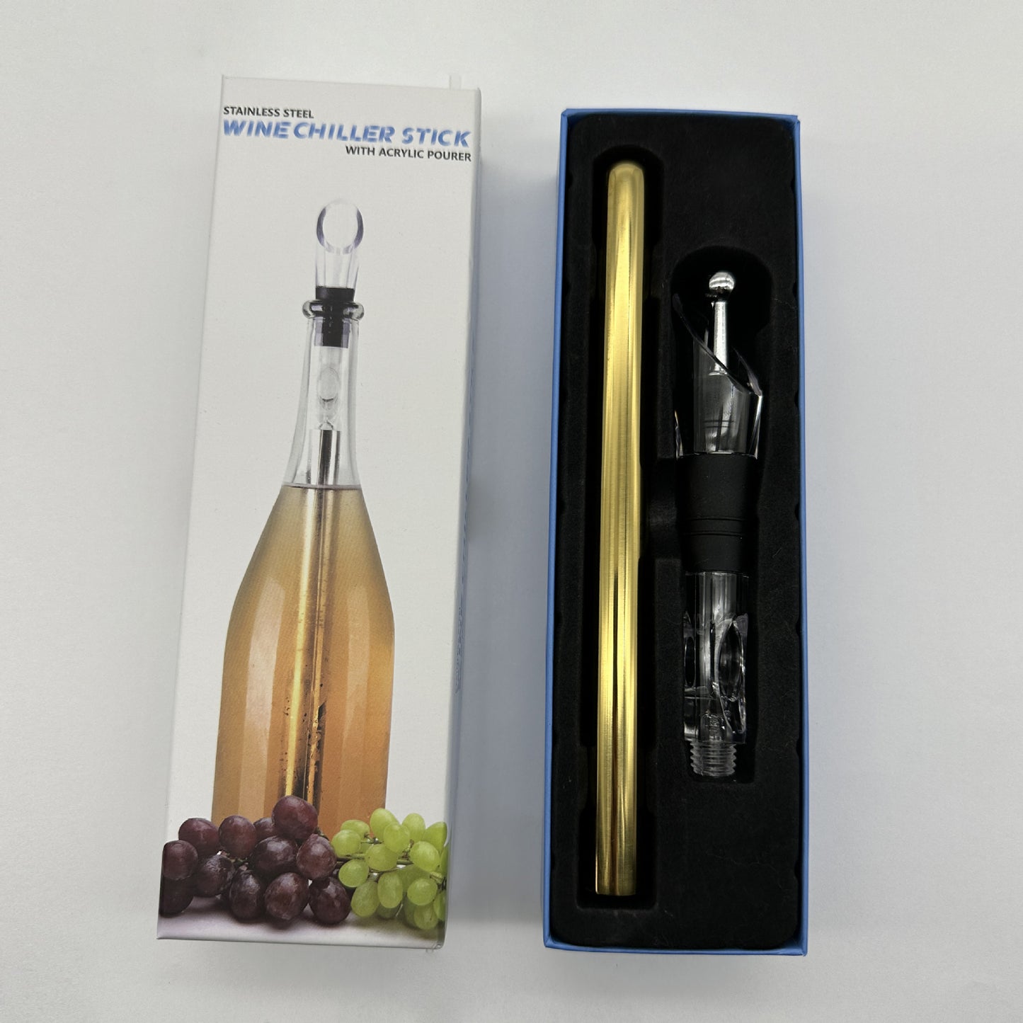 Wine Bottle Cooler Stick Stainless Steel Wine Chilling Rod
