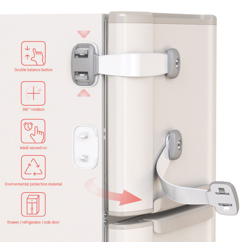 Home Baby Safety Protection Lock Anti-Clip Hand Door Closet