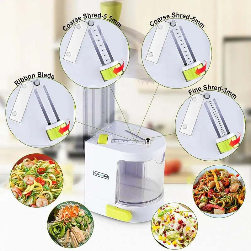 Vegetable Grater Potato Spiral Slicer Whirlwind Fruit Vegetable