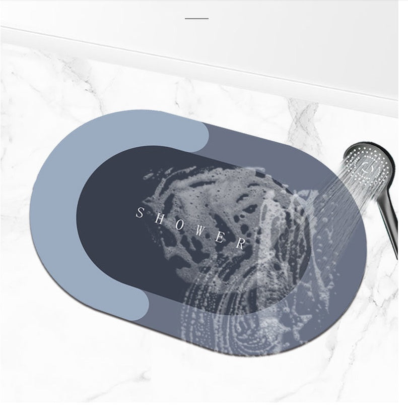 Diatom Mud Cushion Bathroom Water Absorption And Quick-drying