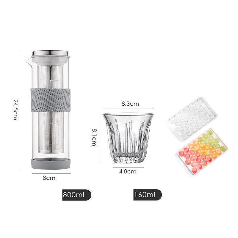 Ice Drip Coffee Pot Silicone Base Coffee Cold Extraction Pot